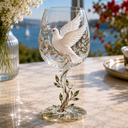 🎅 2026 Christmas Gift 50% Off--🐦 Nature’s Winged Beauties – 3D Bird Wine Glass Collection