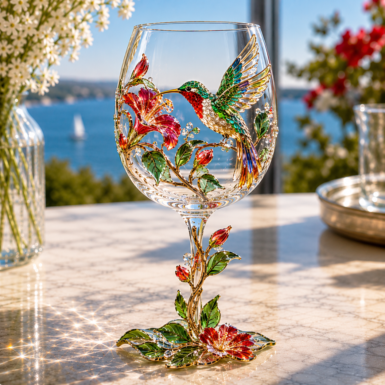 🎅🎅 2026 Christmas Gift 50% Off--🐦 Nature’s Winged Beauties – 3D Bird Wine Glass Collection
