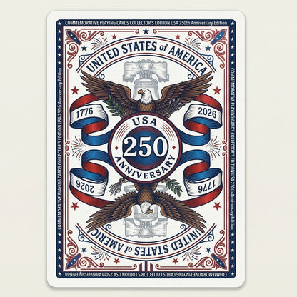 🦅🃏USA 250th Anniversary Commemorative Playing Cards