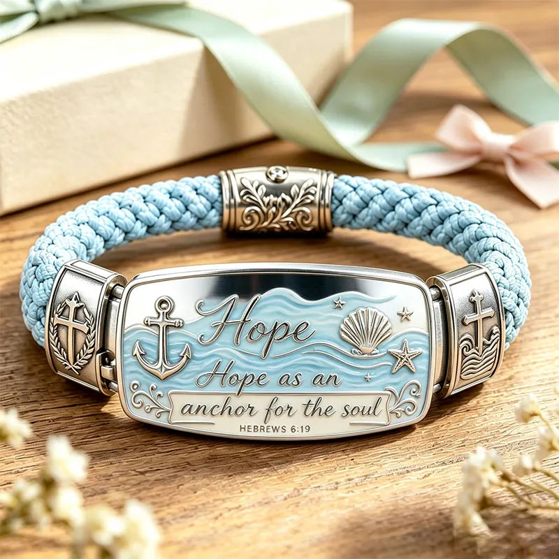 ✝️✝️✝️Faith Over Fear Bracelet – Christian Cross Bracelet Inspired by Isaiah 41:10, Hope, Courage & Divine Strength