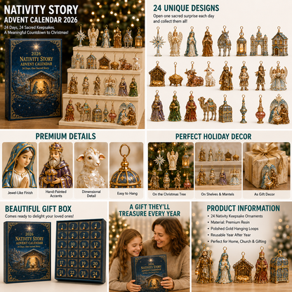 🎅🎅 2026 Christmas Gift 50% Off--✨🎄 2026 Nativity Story Advent Calendar – 24 Days of Sacred Christmas Surprises