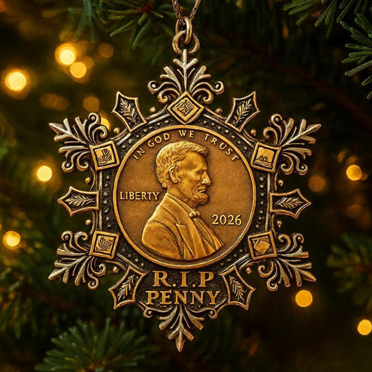 Final Cent Memorial Snowflake Ornament