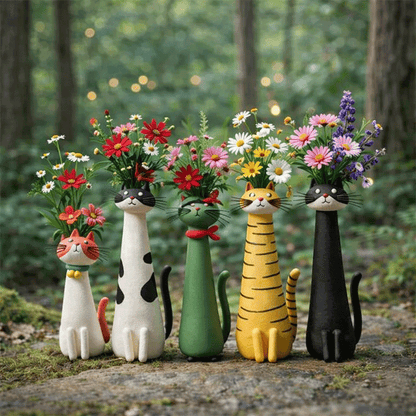 💖🎁2026 Mother's Day Gifts 50% Off--😻Mini Quirky Cat Vase