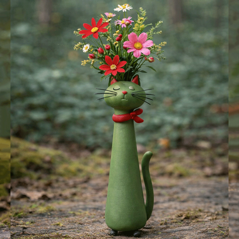 💖🎁2026 Mother's Day Gifts 50% Off--😻Mini Quirky Cat Vase