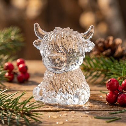 🐮 Mini Highland Cow Ice Cube & Dessert Mold 🧊🍪 Cute 3D Ice for Drinks, Parties & Gifts💕