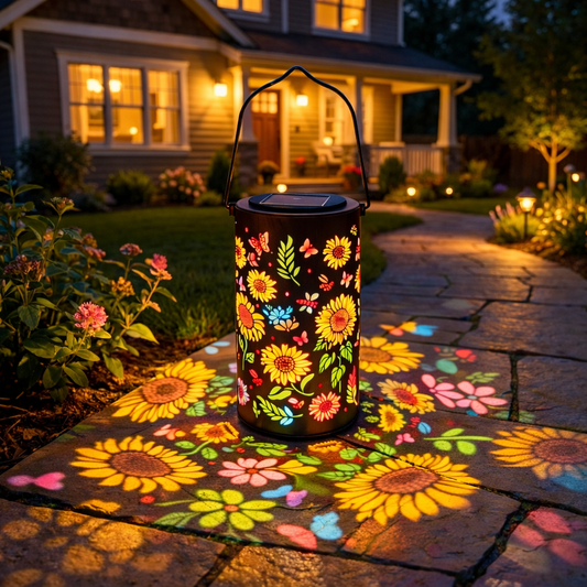 💖🎁2026 Mother's Day Gifts 50% Off--Colorful Sunflower Glow Solar Garden Lantern