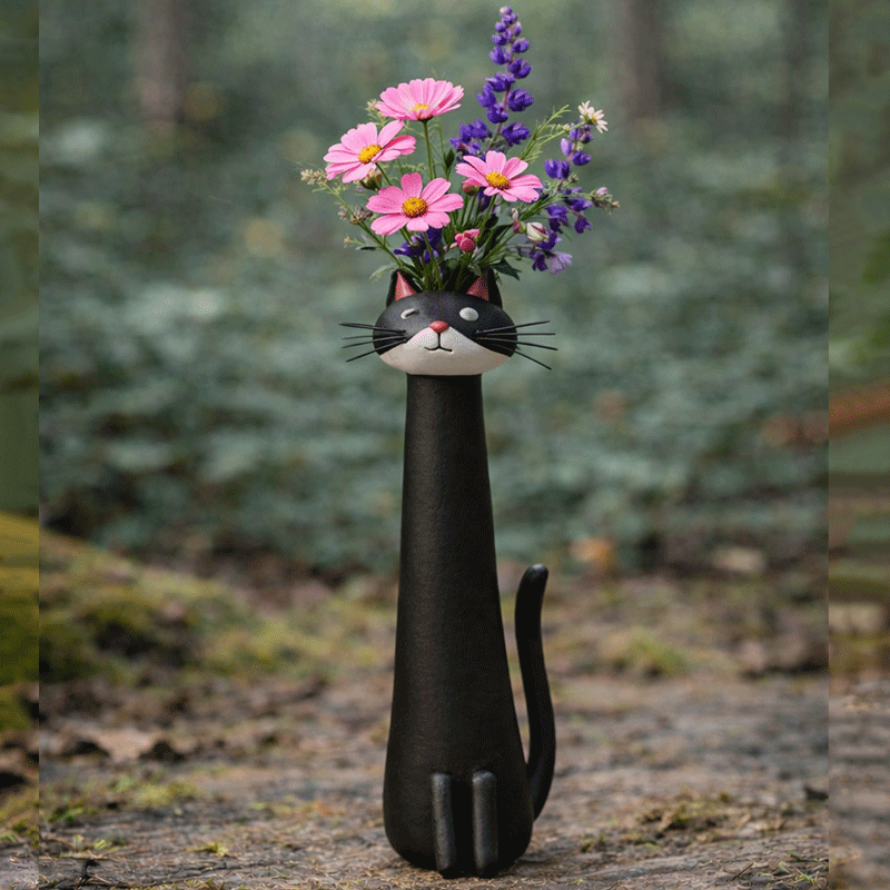 💖🎁2026 Mother's Day Gifts 50% Off--😻😻Mini Quirky Cat Vase