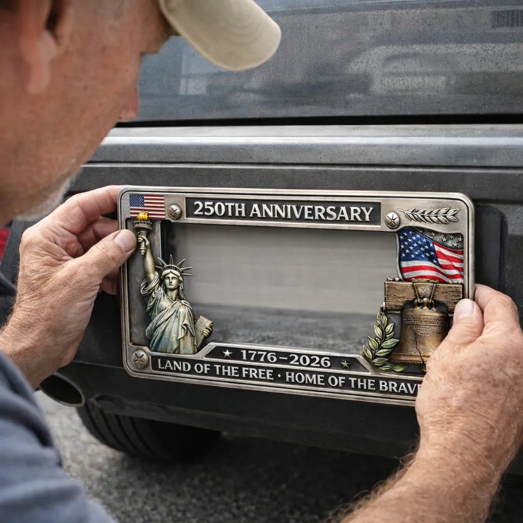 🦅🦅LAST DAY 49% OFF-🔥250th Anniversary Commemorative License Plate Frame