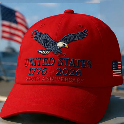 🧢US 250th Anniversary Retro Cotton Cap