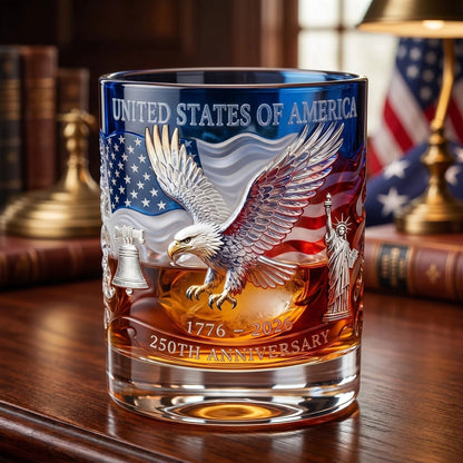 ❤️Limited Edition 2026 USA 250th Anniversary Commemorative Glass – 1776-2026 Heritage Edition