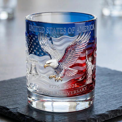 ❤️❤️Limited Edition 2026 USA 250th Anniversary Commemorative Glass – 1776-2026 Heritage Edition