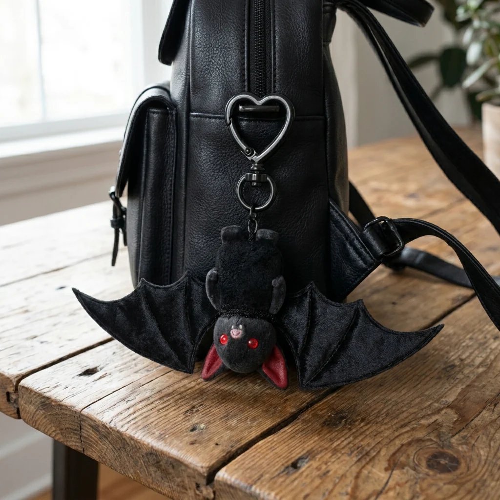 🔥🔥Last Day 49% OFF - 🦇 Cute Black Bat Baby Keychain