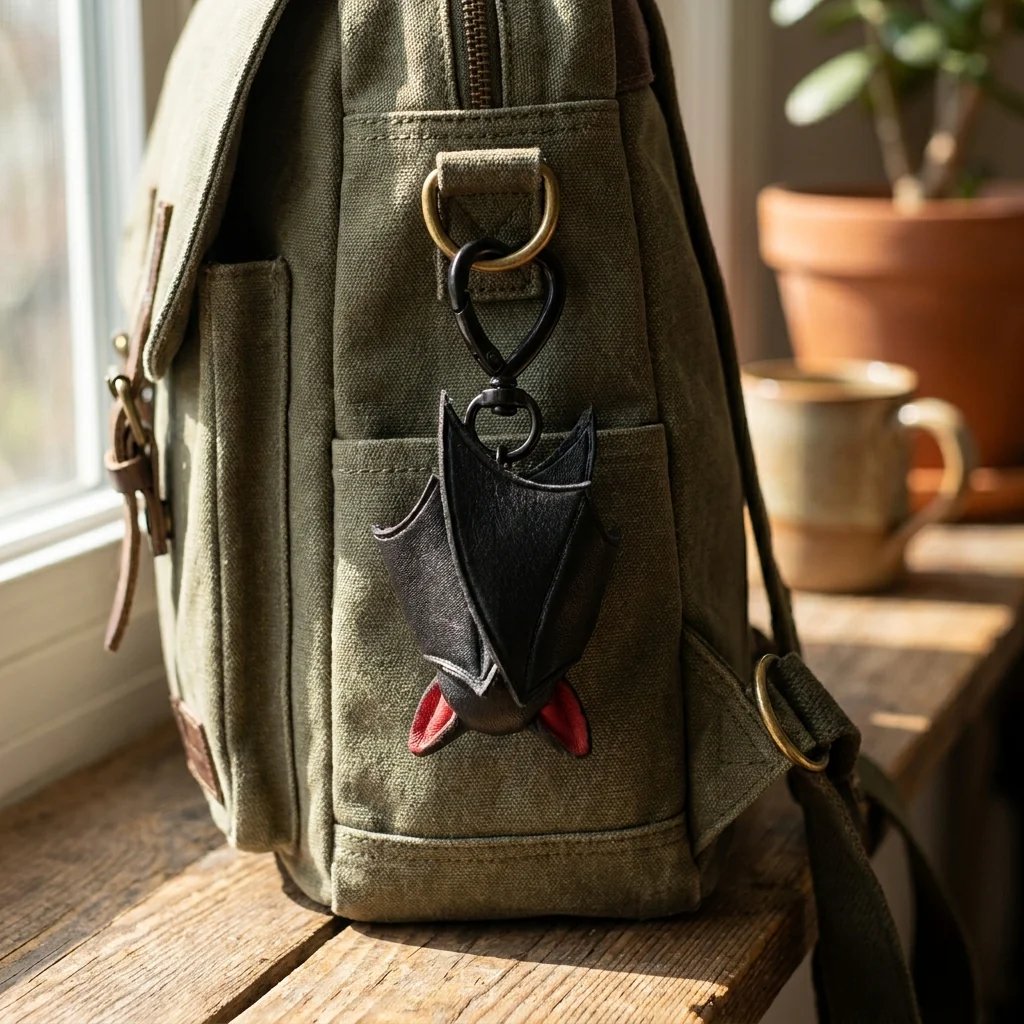 🔥🔥Last Day 49% OFF - 🦇 Cute Black Bat Baby Keychain