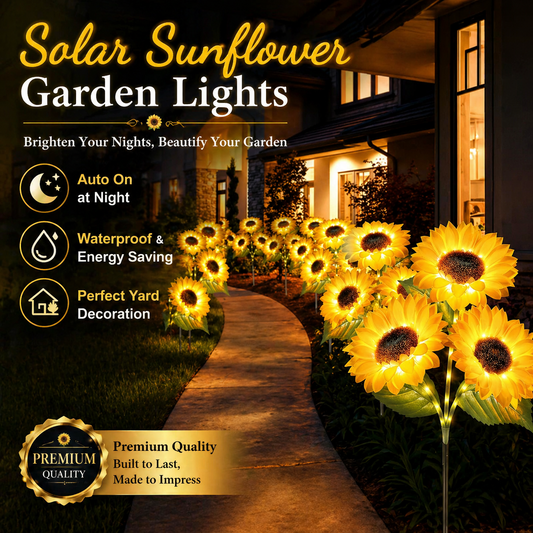 🌻Mother's Day Sale 59% OFF- 🌞Solar LED Sunflower Garden Lights