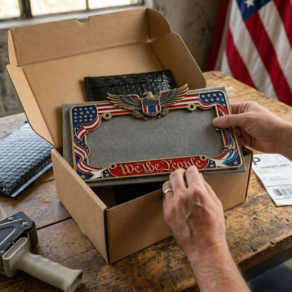 🔥LAST DAY 49% OFF-🦅 250th Anniversary Commemorative License Plate Frame