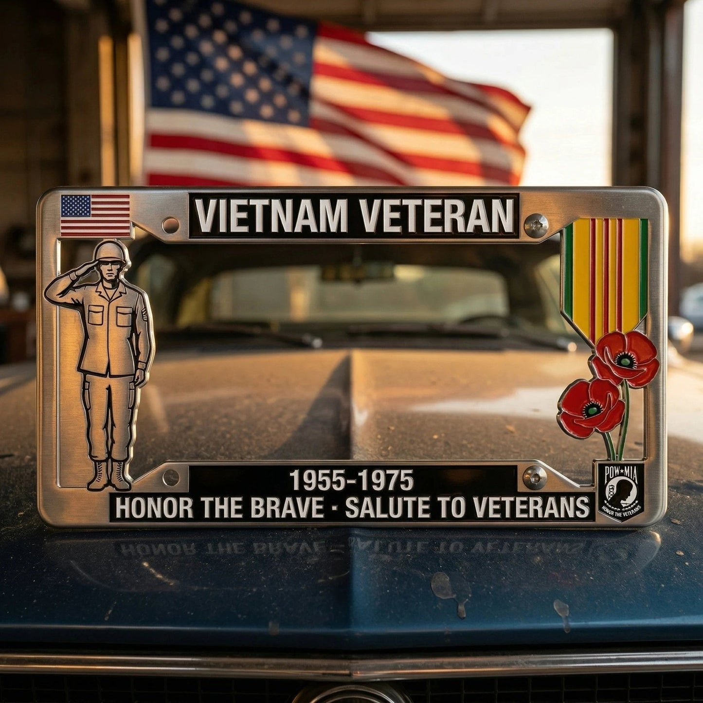 💯💯July 4th Gift Hot Sale--USA 250th Anniversary License Plate Frame – Limited Edition Freedom Tribute