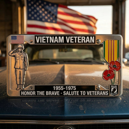 💯💯July 4th Gift Hot Sale--USA 250th Anniversary License Plate Frame – Limited Edition Freedom Tribute
