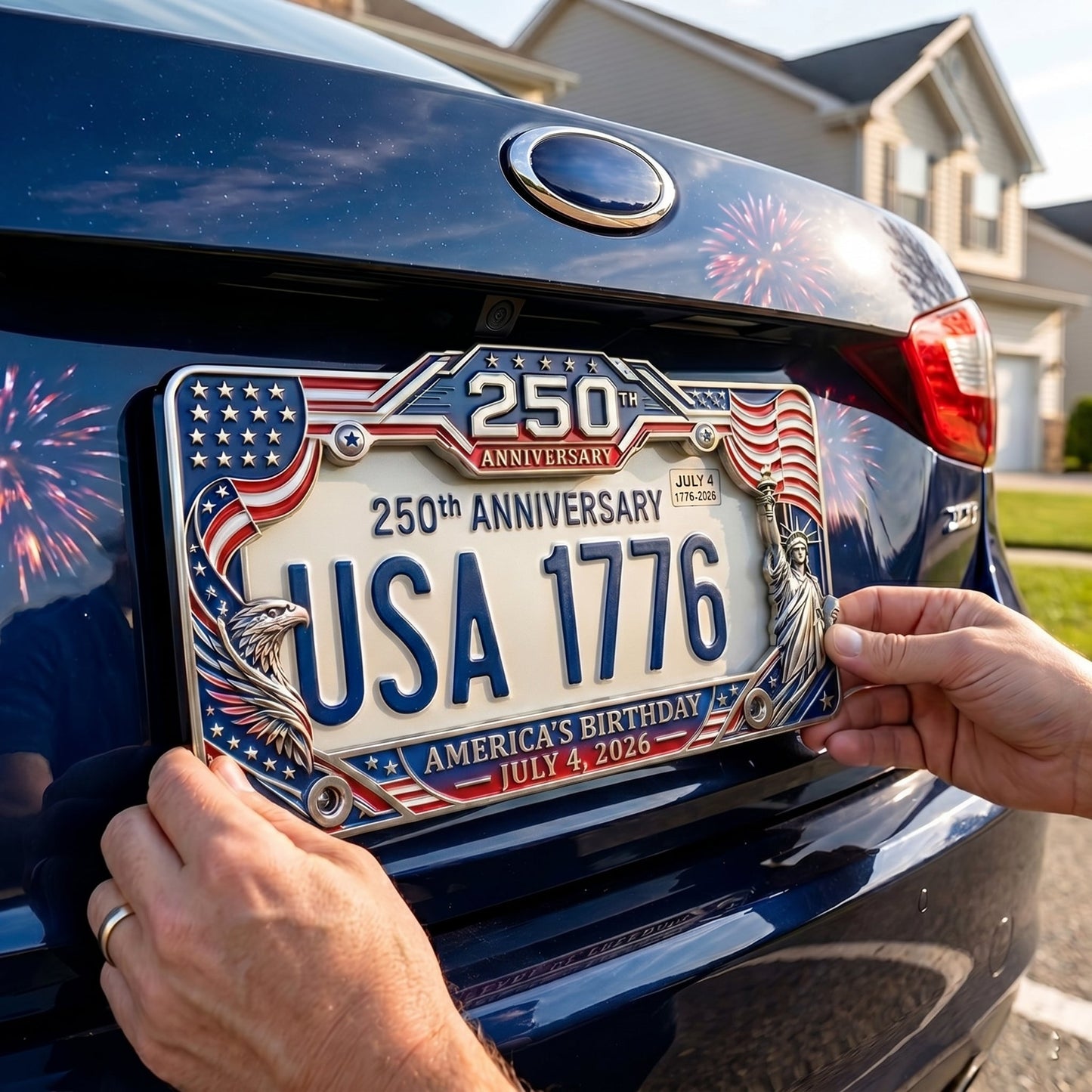 🚗July 4th Gift Hot Sale--Vietnam Veteran Tribute License Plate Frame | Perfect for Front & Rear Use