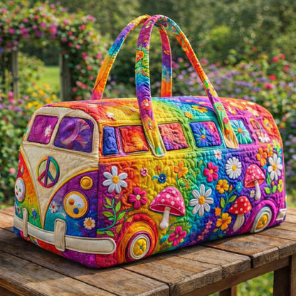 🌈 Rainbow Quilted Weekender Bag Collection