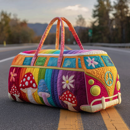 🌈 Rainbow Quilted Weekender Bag Collection