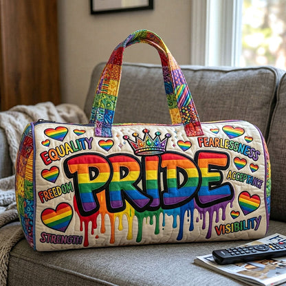 🌈 Rainbow Quilted Weekender Bag Collection