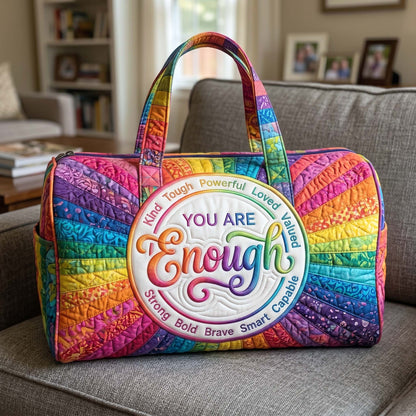 🌈 Rainbow Quilted Weekender Bag Collection