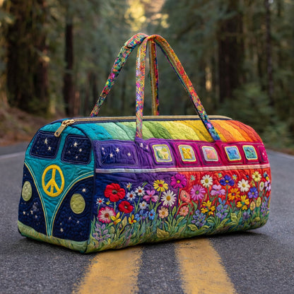 🌈 Rainbow Quilted Weekender Bag Collection