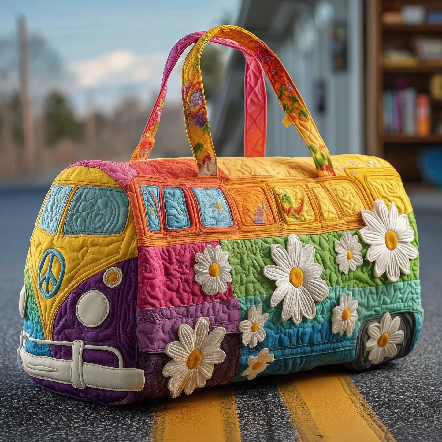 🌈 Rainbow Quilted Weekender Bag Collection