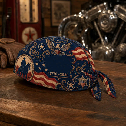 🏍️🏍️America 250 Cycling Pirate Hat / Biker Headwrap