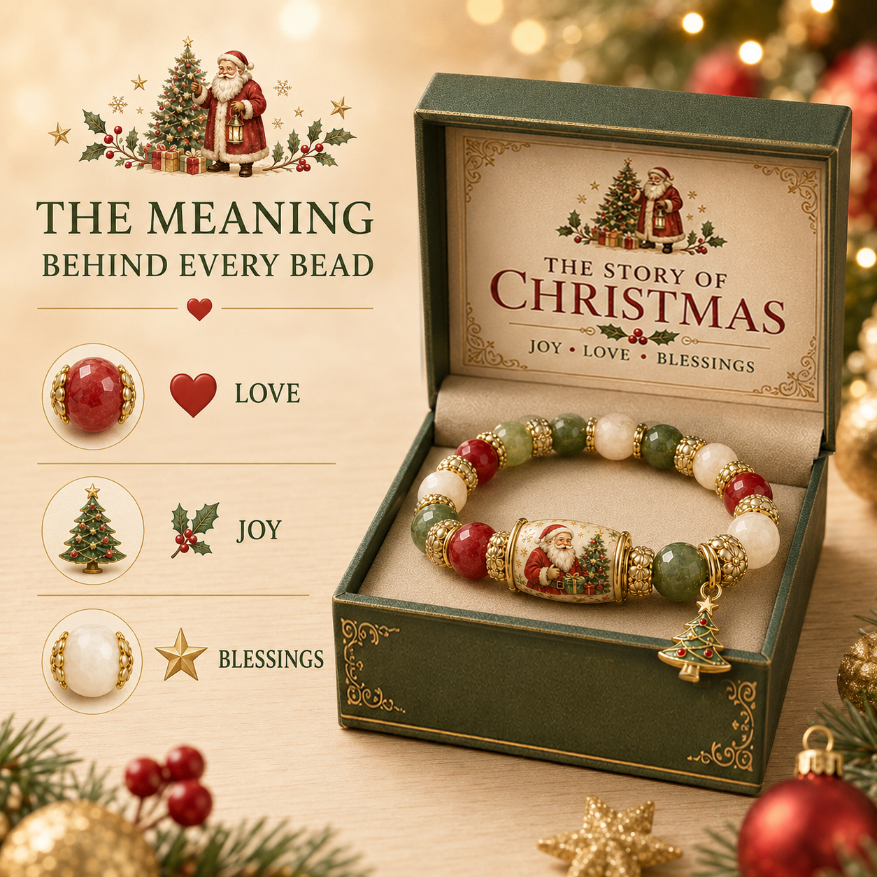 🎅🎅 Christmas Magic Bracelet 🎄 | 2026 Limited Edition — 50% OFF Holiday Sale