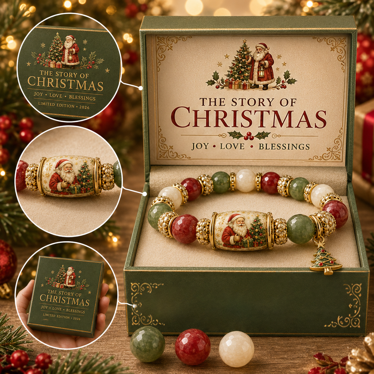 🎅🎅 Christmas Magic Bracelet 🎄 | 2026 Limited Edition — 50% OFF Holiday Sale