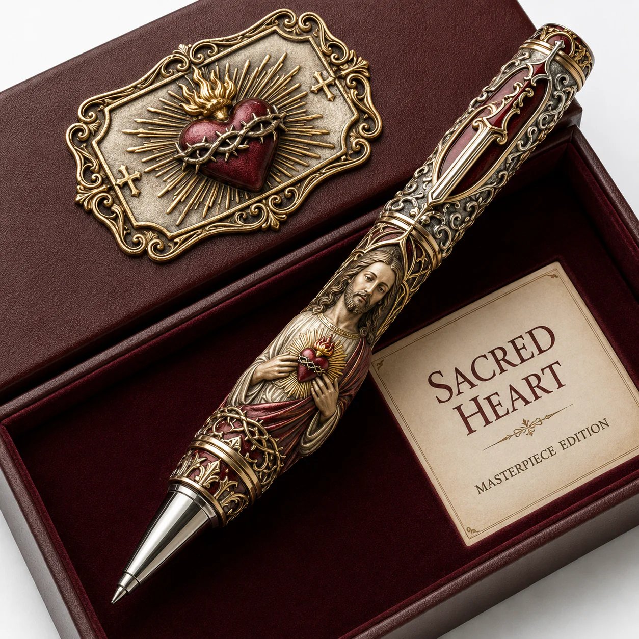 🔥🔥LAST DAY 49% OFF – ✝️ Sacred Legacy Faith-Inspired Keepsake Pen Collection | 6 Devotional Designs for Prayer Journaling, Bible Study & Meaningful Christian Gifts 🖊️✨