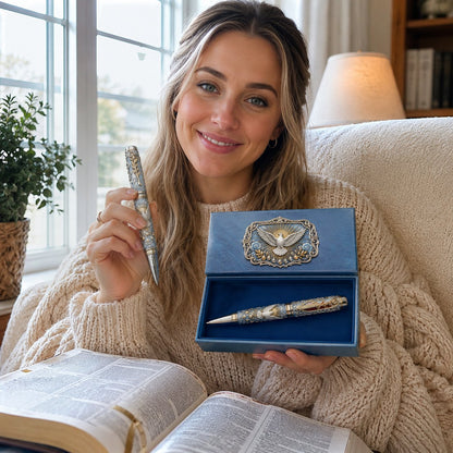 🔥🔥LAST DAY 49% OFF – ✝️ Sacred Legacy Faith-Inspired Keepsake Pen Collection | 6 Devotional Designs for Prayer Journaling, Bible Study & Meaningful Christian Gifts 🖊️✨