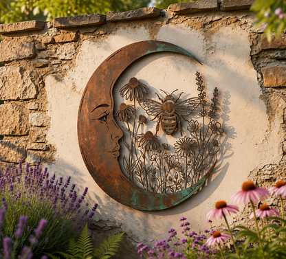 🌙🌙Dragonfly Moon Wall Decor