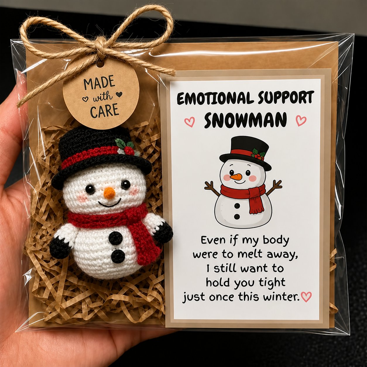 🔥🔥Last Day 49% OFF 🎁💕 Handmade Christmas Therapy Plush Crew🎄✨