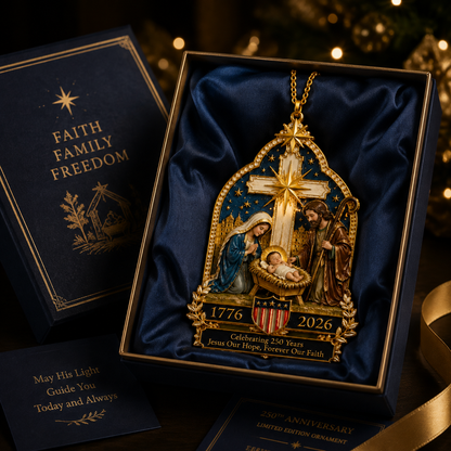🔥🔥Nativity scene Christmas tree ornament