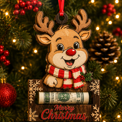 🎅🎅 2026 Christmas Gift 50% Off--Christmas Cash Gift Ornament | Money Holder Tree Decoration 10 Styles
