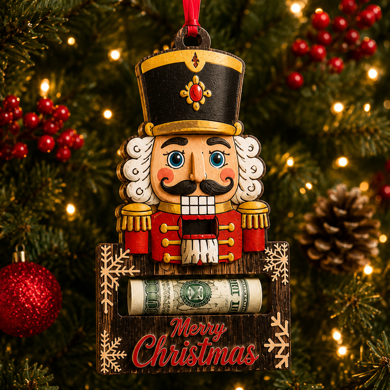 🎅🎅 2026 Christmas Gift 50% Off--Christmas Cash Gift Ornament | Money Holder Tree Decoration 10 Styles