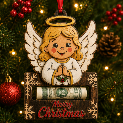🎅🎅 2026 Christmas Gift 50% Off--Christmas Cash Gift Ornament | Money Holder Tree Decoration 10 Styles