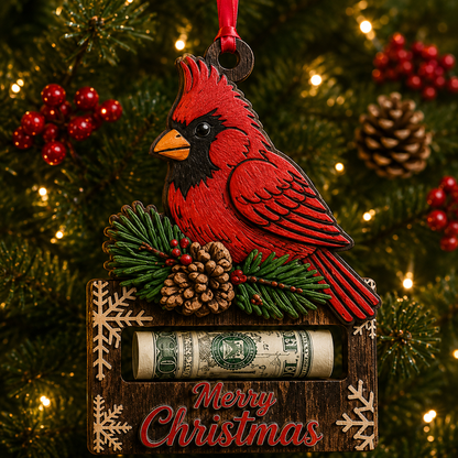 🎅 2026 Christmas Gift 50% Off--Christmas Cash Gift Ornament | Money Holder Tree Decoration 10 Styles