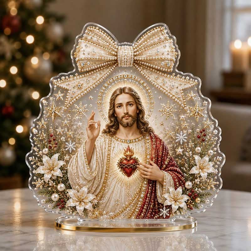 🎅🎅 2026 Christmas Gift 50% Off--Christmas Faith Crystal Diamond Painting DIY Kit