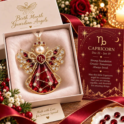 👼Christmas Zodiac Guardian Angel Keepsake