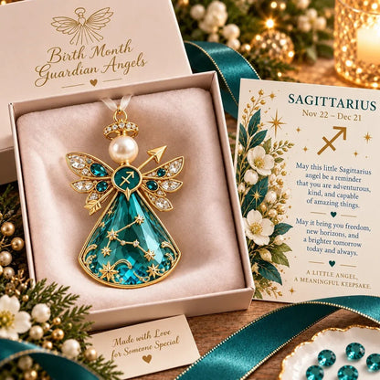 👼Christmas Zodiac Guardian Angel Keepsake
