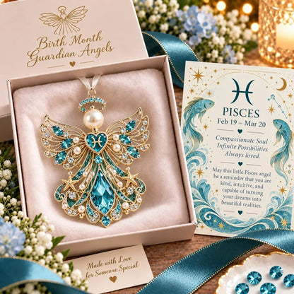 👼Christmas Zodiac Guardian Angel Keepsake