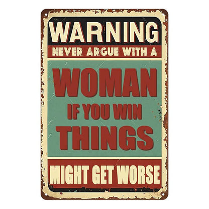 🔥Metal No Trespassing Signs Private Property Funny