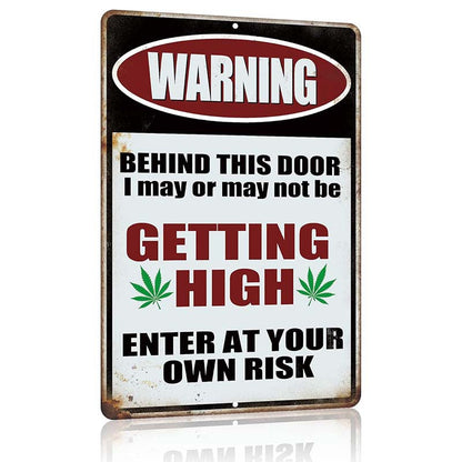 🔥Metal No Trespassing Signs Private Property Funny
