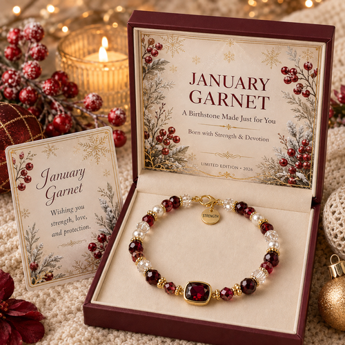 🎅  2026 Christmas Gift 50% Off--💎 Birthstone Meaning Bracelet | Limited Edition 2026