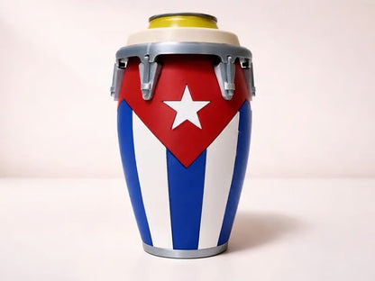🪘Conga-Style Can Holder – Celebrate Caribbean Pride, One Sip at a Time