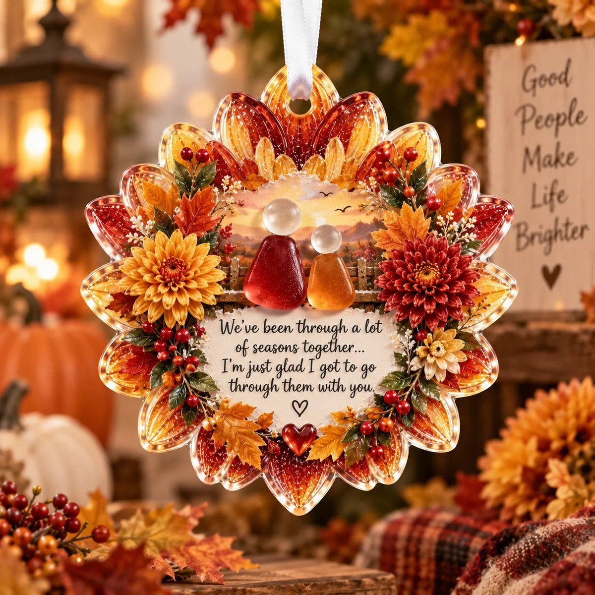 🎅 🎅2026 Christmas Gift 50% Off--🌸 Floral Christmas Ornament – Heartfelt Holiday Keepsake for Loved Ones