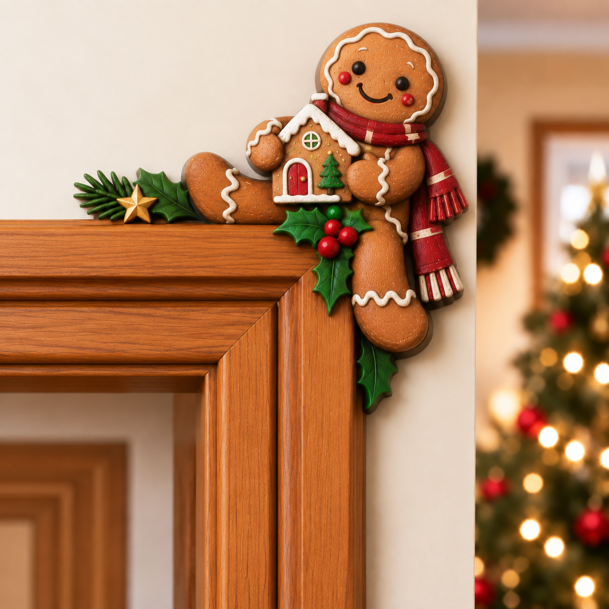 🎅 2026 Christmas Gift 50% Off--Christmas Peekaboo Door Frame Corner Decor